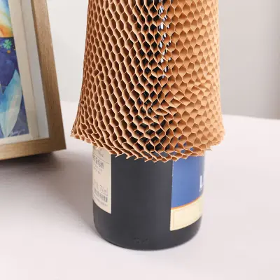 Honeycomb Paper Bottle Sleeve