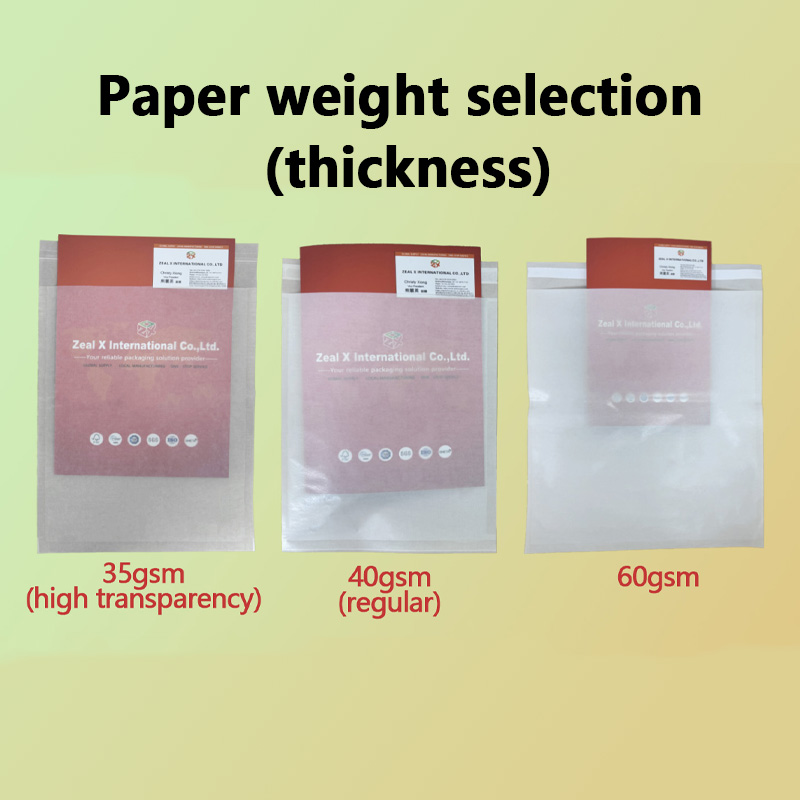 Glassine Paper Bag