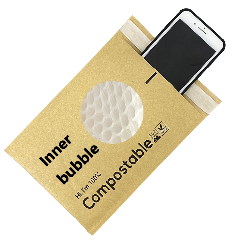 Kraft kuvert boble postposer